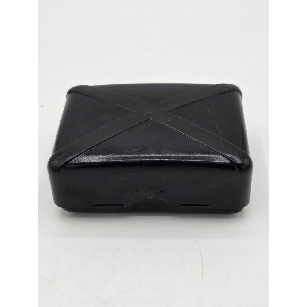 VTG Black Bakelite Travel Soap Dish